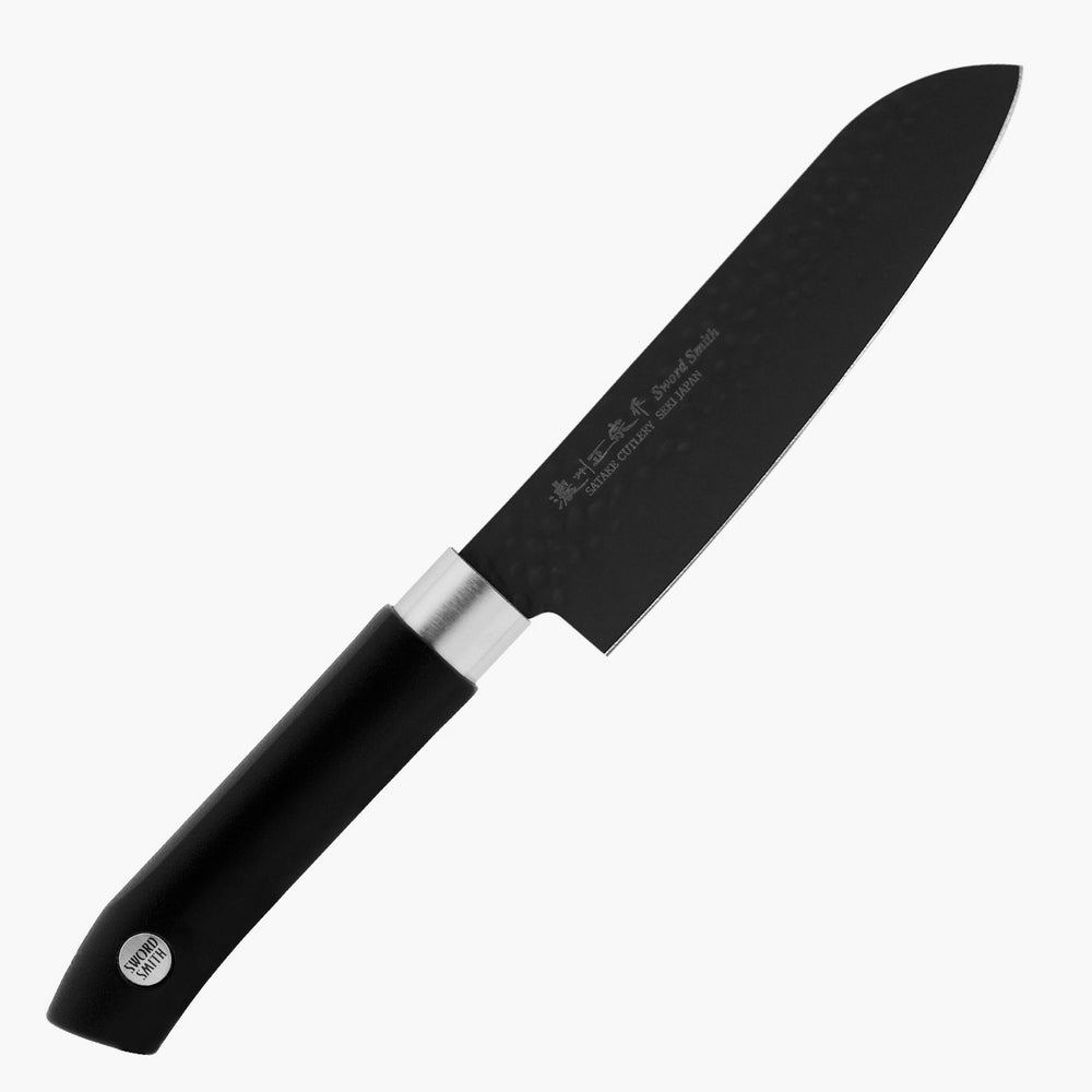 Nůž Santoku 15 cm Satake Cutlery Sword Smith Black Japonský
